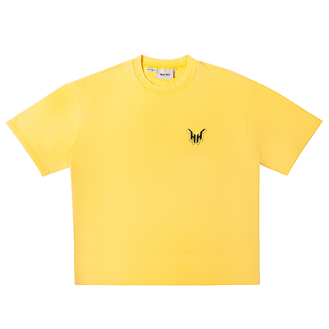 Vintage T-shirt Fly - Yellow